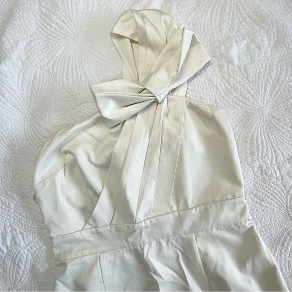 The Limited Coquette White Dress with Bow Dress NWOT - Picture 5 of 7